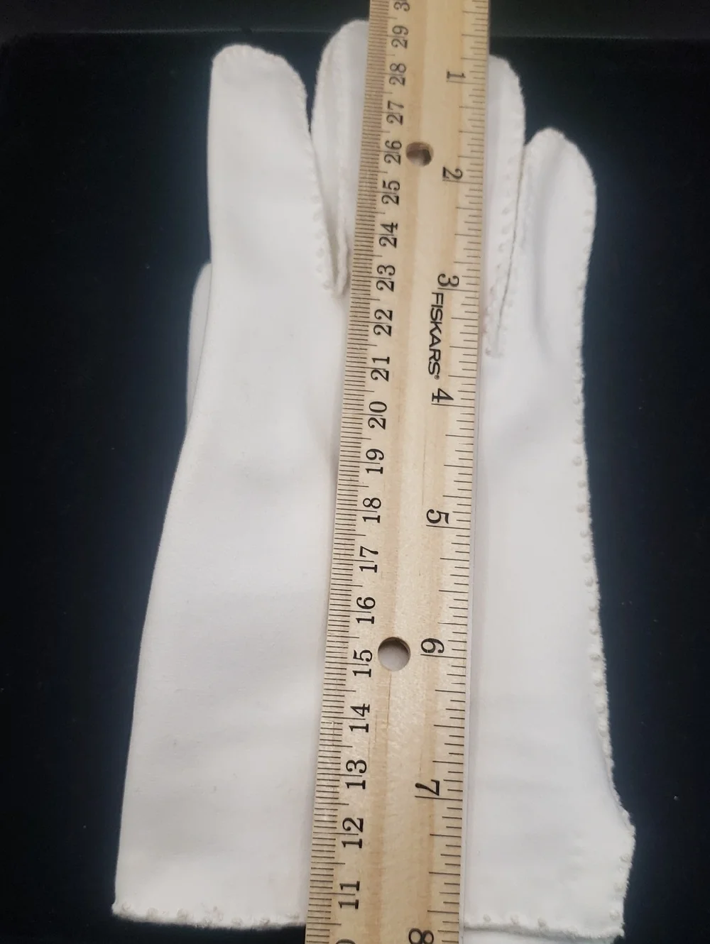 Van Raalte Vintage Classic Women's French Knot Ivory Dress Gloves